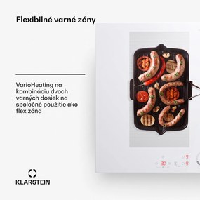Klarstein Delicatessa 70 Flex, vstavaná indukčná varná doska, 4 zóny, 7000 W, sklokeramika