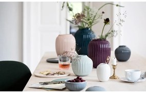 Antracitová kameninová váza Kähler Design Hammershoi, výška 12,5 cm