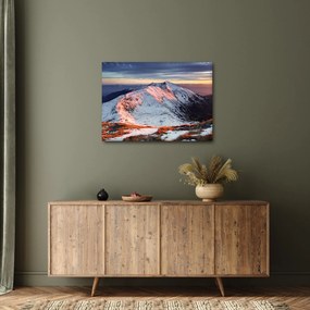 Obraz - Zimná horská panoráma II. (70x50 cm)