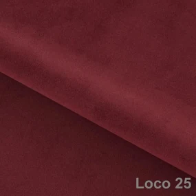 Rohová sedacia súprava Tempo, pravá, červená (Loco 25)