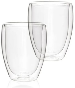 Sada dvoch pohárov CEMBRA s dvojitým dnom ALL 932889 300 ml