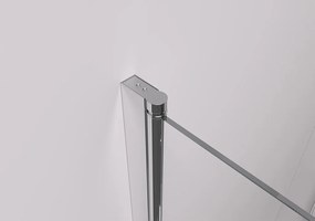 Cerano Marino, sprchovací kút 110(dvere) x 70(stena) x 190 cm, 6mm číre sklo, chrómový profil, CER-CER-422784