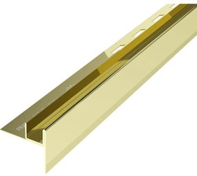 Mexen Line-B lišta na sklo 120 cm pravá, zlatá, 185004120R