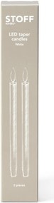 Stoff Nagel Voskové LED sviečky White – set 2 ks