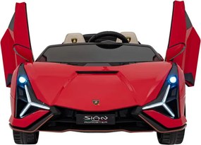 Elektrické autíčko Lamborghini SIAN červené