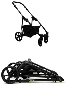 Detský kočík 4v1 BabyLux AIR ALU Sand Pearl+isofix základňa