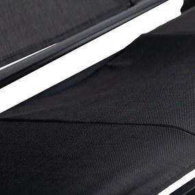 Záhradná hojdačka pre 3 osoby s nastaviteľnou strieškou