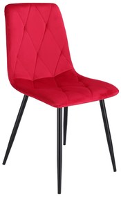 Jedálenská stolička DORA - červená