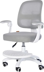 XXXLutz OTOČNÁ STOLIČKA PRE MLÁDEŽ, biela, svetlosivá Roba - Online Only detský nábytok - 004204010804