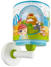 Dalber 60659 - Detské nástenné svietidlo PIRATE ISLAND 1xE27/15W/230V