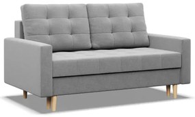 Dvojmiestna pohovka ELMA rozkladacia, sivá