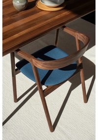 Modrá/hnedá jedálenská stolička Muna – Gazzda