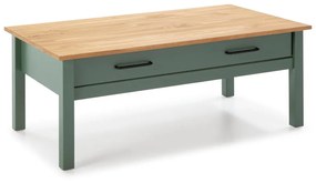 Zelený drevený konferenčný stolík Marckeric Miranda