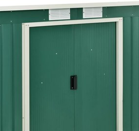 Záhradný domček na náradie, 267 x 181 cm, tmavozelený