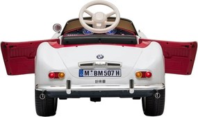 LEAN CARS BMW Retro biele auto na batérie