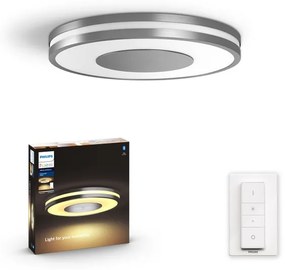 Philips Hue White Ambiance 8719514341111 Being stropné svietidlo LED +SWITCH D348mm 32W/2400lm 2200-6500K hliník bluetooth