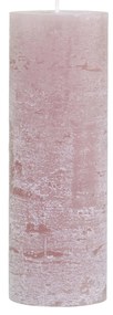 Hnedá rustikálna valcová sviečka Macon Variant: Ø: 15cm, V: 15cm, 80hod