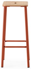 Barové stoličky v súprave 2 ks v tehlovej farbe (výška sedadla 65 cm) Abba – Marckeric