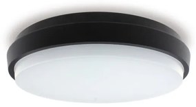 LED2 5130734 Exteriérové stropné LED svietidlo LUNA L, 25W, 2000lm, IP54, d240x45mm, 3000K, antracit