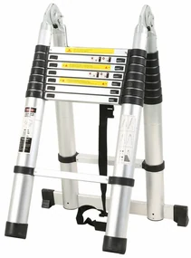 Teleskopický rebrík 2 x 2,8 m