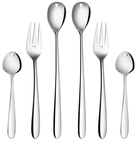 Darčekový set so srdiečkom 6 ks - Love Cutlery - 116603