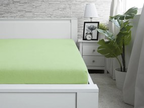 XPOSE® Jersey plachta Exclusive - svetlo zelená 90x200 cm