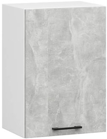 Horná kuchynská skrinka OLIWIA W50 H580 biela / betón
