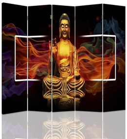 Gario Paraván Ohnivý Budha Rozmery: 180 x 170 cm, Prevedenie: Klasický paraván