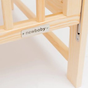 Detská postieľka LILLY so sťahovacou bočnicou prírodná