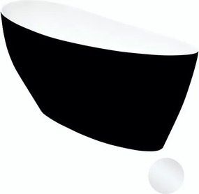Besco Voľne stojaca vaňa z liateho mramoru Keya BW Matt 165x70 BESCO-Typ výpuste: Click-Clack s vrchným čistením, grafit, BESCO-Rozmery: 163,5x70,5, …