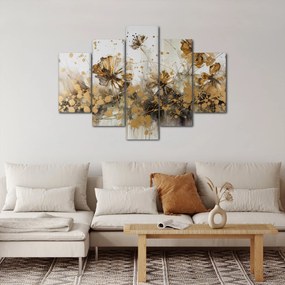 Obraz - Abstraktná kvetinová maľba (150x105 cm)