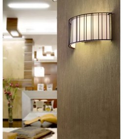 FARO 29310 - Nástenné svietidlo LINDA 2xE27/15W/100-240V biela/čierna