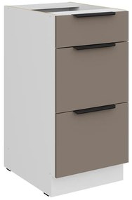 Kuchynská skrinka Aria-Ta/Wh Anti Fingerprint 40d 3s Bb