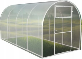 Skleník z polykarbonátu Záhradný tunel 2x12 m profily 20x20 polykarbonát 6 mm