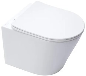 Wc závesné SAT Infinitio s doskou softclose, mat, so zadným odpadom SATINF010RREXPWM, 1 ks