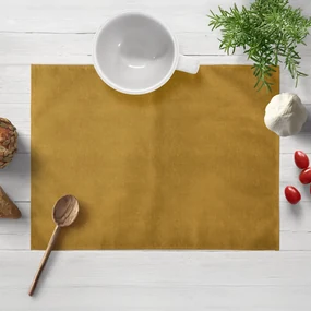 Biante Zamatové prestieranie na stôl Velvet Prémium SVP-009 Horčicové 30x40 cm