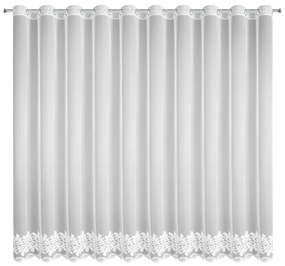 ZÁCLONA NA KRÚŽKOCH TALIA 350X250 CM VZOROVANÁ