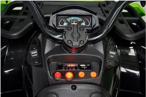 LEAN CARS Štvorica batérií BDM 0909 červená 24V