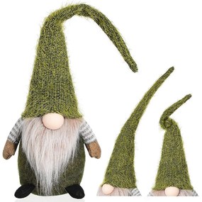 Vánoční skřítek ELF 029 - 50 cm zelený