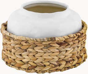 Keramická váza's ratanovým košíkom Sirenuse, V 13 cm