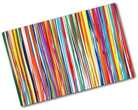 Kuchynská doska zo skla Farebné pásky pl-ko-80x52-f-63536520