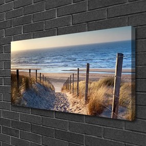 Obraz Canvas Pláž chodník krajina 140x70 cm