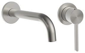 Rea Foster, podomietková umývadlová batéria, brúsená oceľ, REA-B6442