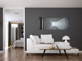 Obraz - Pohľad zvnútra budovy (120x50 cm)