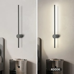 Brilagi - LED vonkajšie nástenné svietidlo AURA LED/12W/230V 4000K IP54 antracit