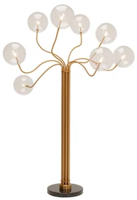Future View stojacia lampa zlatá 170 cm