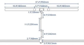 LED Stmievateľná dotyková stolná lampa LED/24W/230V 3000-6500K CRI 92 čierna