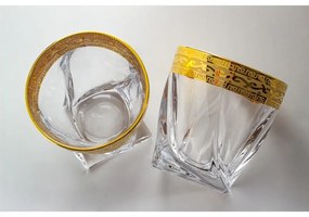 BOHEMIA QUADRO RICH POHÁR NA WHISKY 340ML SADA 6KS