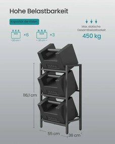 Regál na prepravky BSC353B01