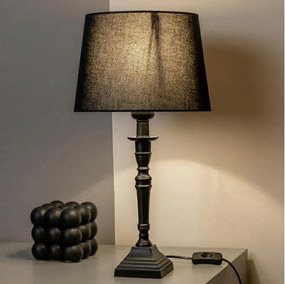 Brilagi - Stolová lampa CERIA 1xE27/60W/230V priemer 30 cm hnedá/čierna